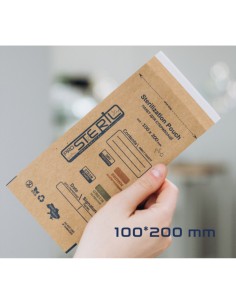 Bolsa Kraft ProSteril Marron 100x200mm 100ud