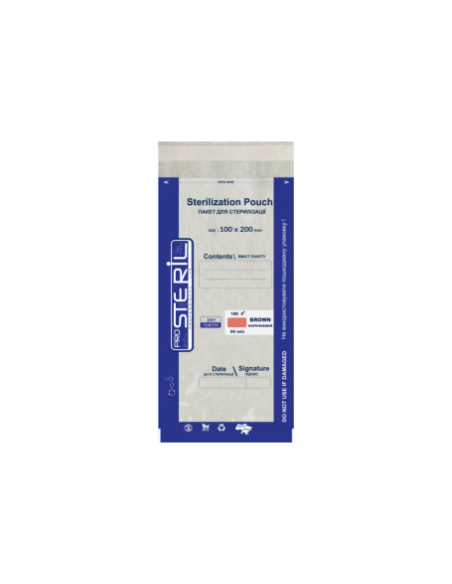 Bolsa Kraft ProSteril Transparente 100x200mm 100ud