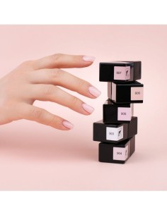 Gel Polish Base Coat. Pale pink camouflage 