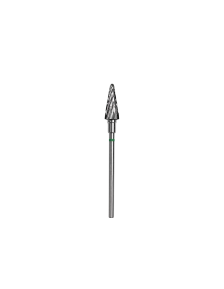 Fresa  Staleks Carburo Tungsteno "cono" verde 14 mm