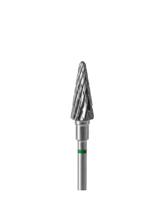Fresa  Staleks Carburo Tungsteno "cono" verde 14 mm 2