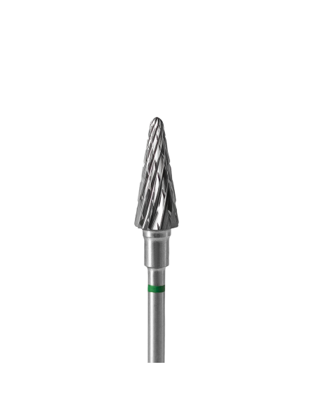 Fresa  Staleks Carburo Tungsteno "cono" verde 14 mm