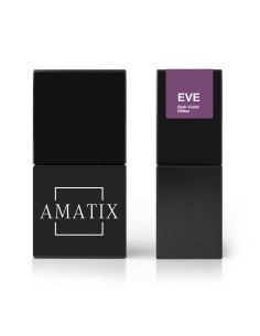 Amatix Gel Polish EVE *126 Dark Violet Glitter 10ml