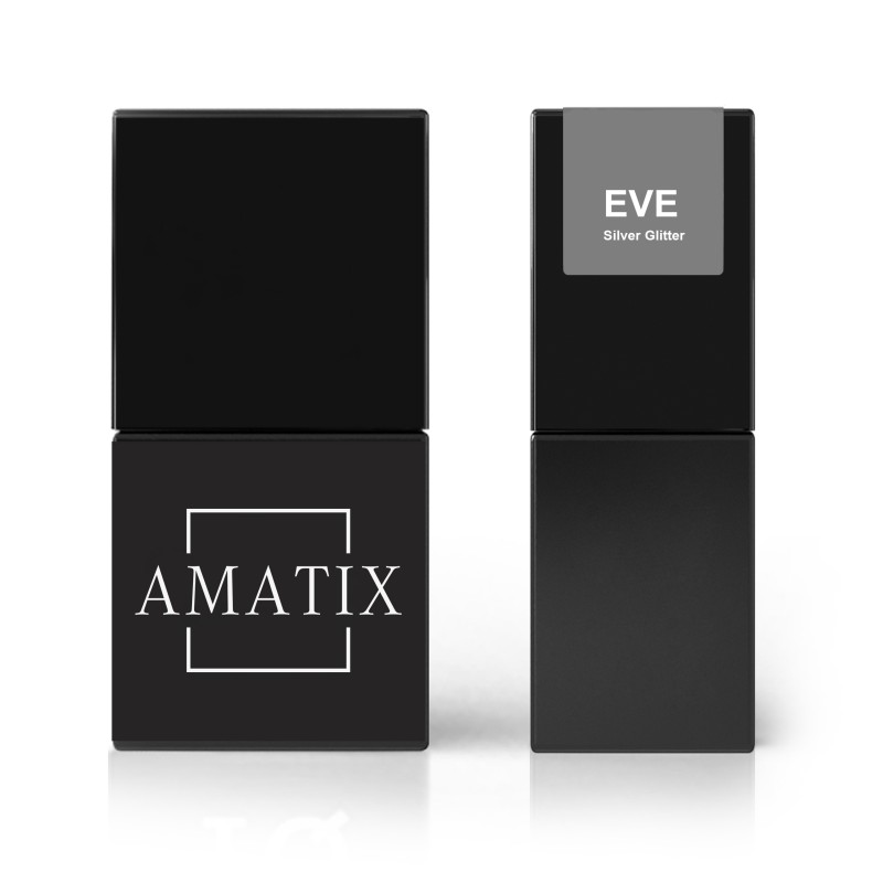 Amatix Gel Polish EVE *124 Silver Glitter 10ml