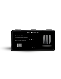 Amatix Soft Gel Nail Tips Medium Square 504uni 12 tamaños
