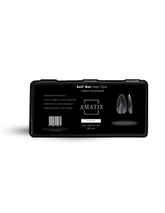 Amatix Soft Gel Nail Tips Almond 504uni 12 tamaños