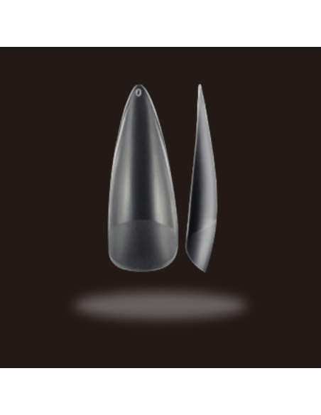 Amatix Soft Gel Nail Tips Stiletto 504uni 12 tamaños