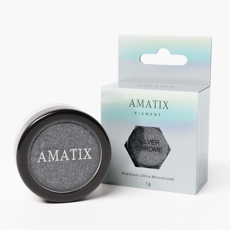 Amatix pigmento de mica *Silver chrome*