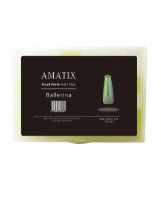 Amatix Dual Form Nail Tips Ballerina 120uni 12 tamaños