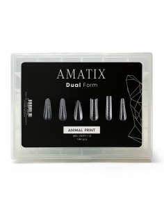 Amatix Dual Form Nail Tips Animal Print 144uni 6 formas