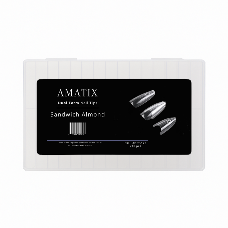 Amatix Dual Form Nail Tips Sandwich Almond...