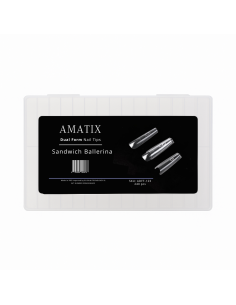 Amatix Dual Form Nail Tips Sandwich Ballerina 240uni 15...