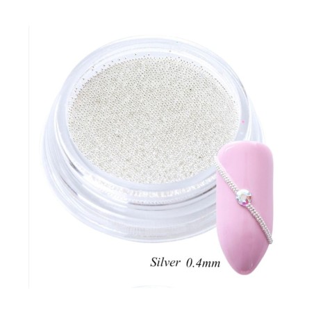 Caviar "Plateado" 0.4mm