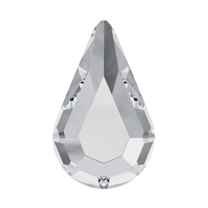 SWAROVSKI DROP FLAT BACK 1 UNI CRYSTAL 8X4,8mm