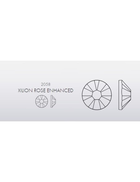 SWAROVSKI XILION ROSE 10UNI CRYSTAL 2,40mm