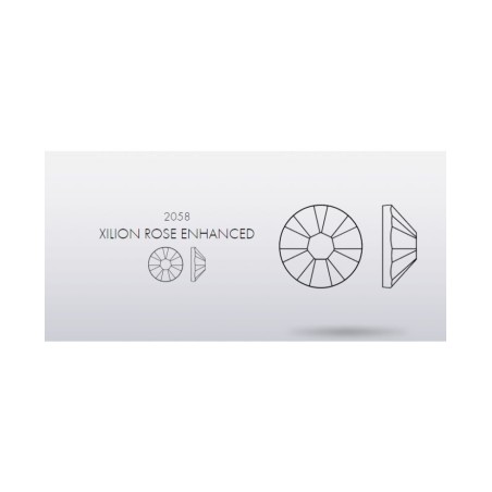 SWAROVSKI 2058 XILION ROSE 10UNI BLUSH ROSE