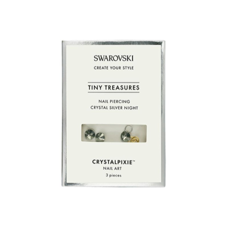 SWAROVSKI NAIL PIERCING SILVER NIGHT 3 UNI