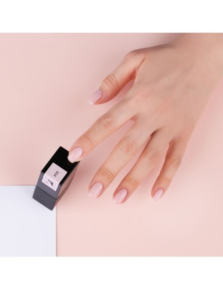 Gel Polish Base Coat. Pale pink camouflage 