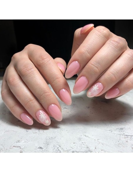 Gel Polish Base Coat. Pale pink camouflage 