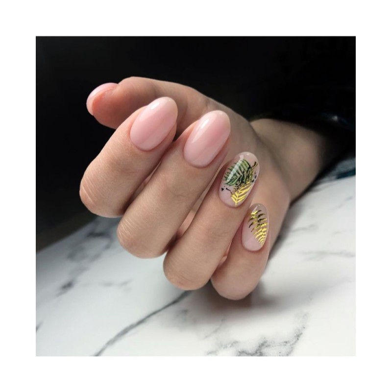 Gel Polish Base Coat. Pale pink camouflage 