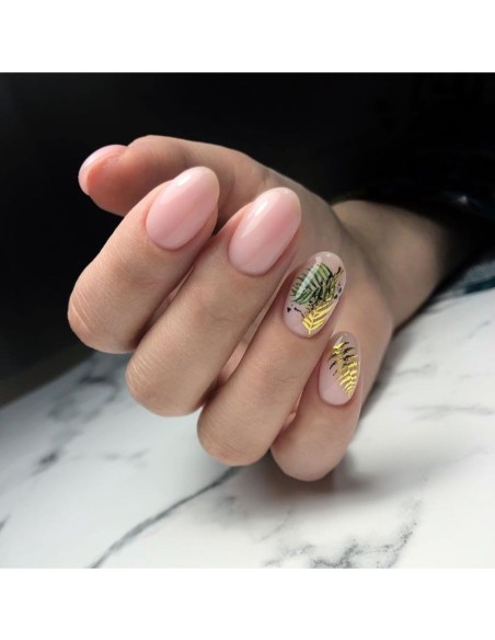 Gel Polish Base Coat. Pale pink camouflage 