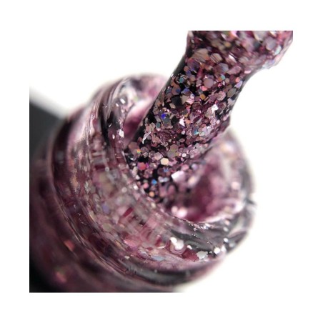Spektr Gel Polish MIX *102 Pink Holographic Shimmer 10ml