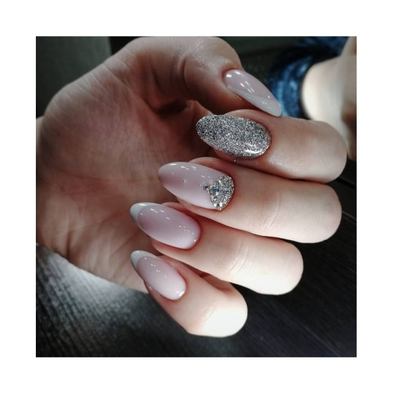 Spektr Gel Polish MIX *106 Silver metal flakes 10ml