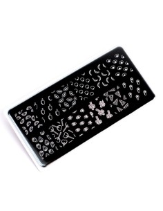 Nail Stamping Plate. Echo: Girl power *1
