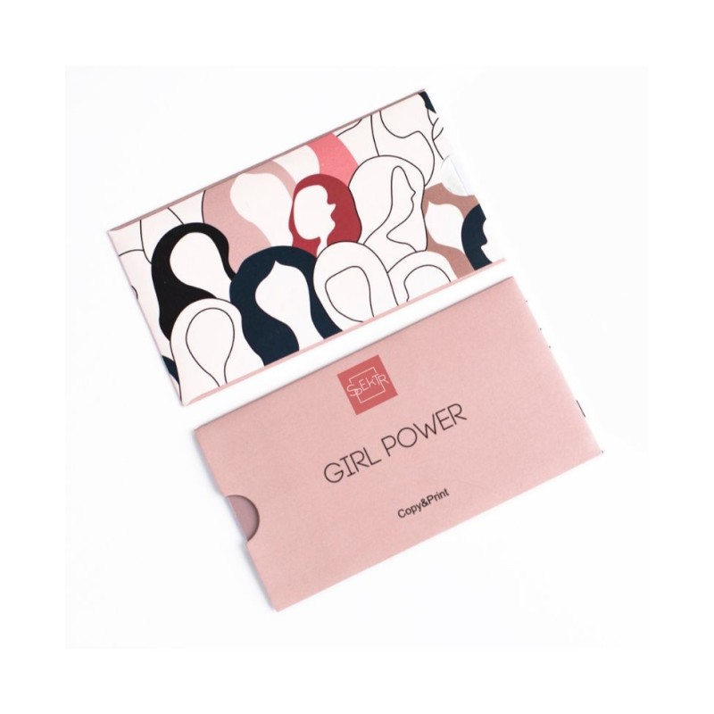 Nail Stamping Plate. Echo: Girl power *1