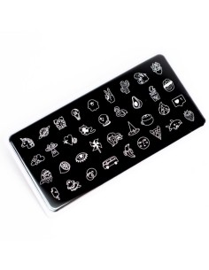 Nail Stamping Plate. Echo: Girl power *2