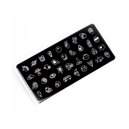 Nail Stamping Plate. Echo: Girl power *2