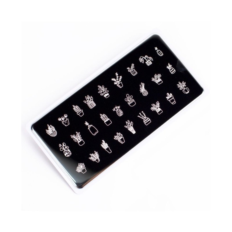 Nail Stamping Plate. Echo: Girl power *3