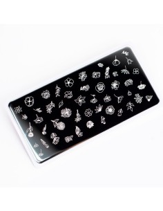 Nail Stamping Plate. Echo: Garden *2