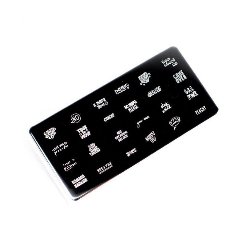 Nail Stamping Plate. Echo: Garden *2