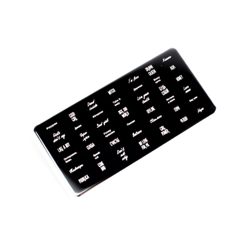 Nail Stamping Plate. Echo: Say It *2