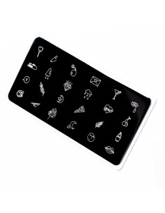 Nail Stamping Plate. Echo: Tattoo *3