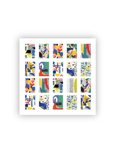 Sliders for nail design. Transfer: Abstraction *1