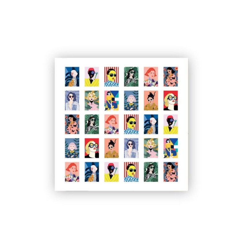 Sliders for nail design. Transfer: Look *1