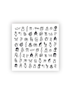 Sliders for nail design. Transfer: Speak Out *1