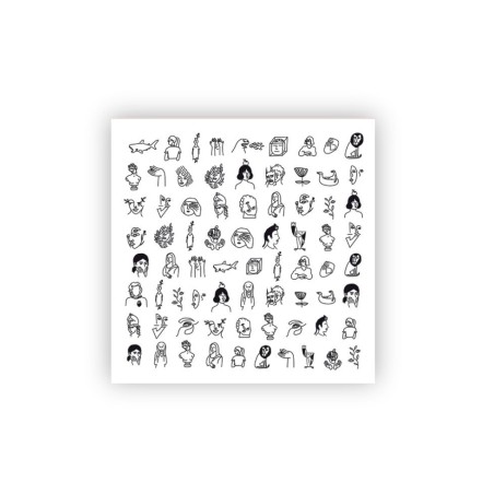 Sliders for nail design. Transfer: Speak Out *1