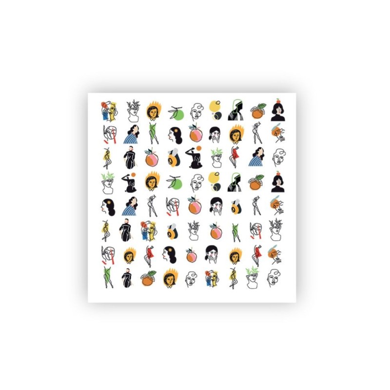 Sliders for nail design. Transfer: Speak Out *2