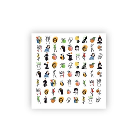 Sliders for nail design. Transfer: Speak Out *2