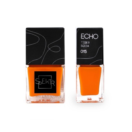 Stamping Nail Polish. Echo: Tiger Soda