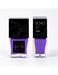 Stamping Nail Polish. Echo: Goth BFF