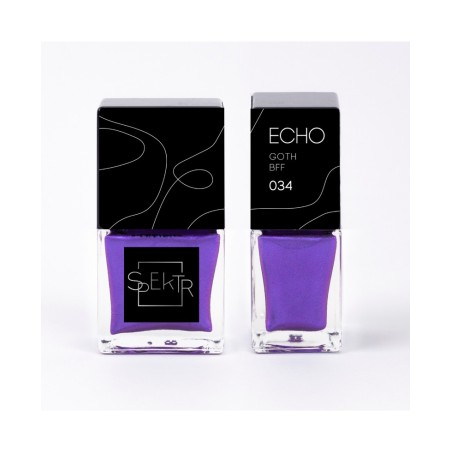 Stamping Nail Polish. Echo: Goth BFF