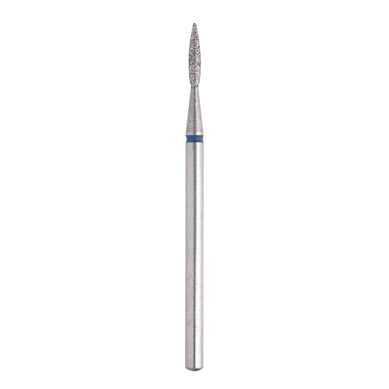 Fresa Staleks "llama" punta, azul 1.6 mm / parte activa 8 mm