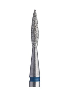 Fresa Staleks "llama" punta, azul 1.6 mm / parte activa 8 mm