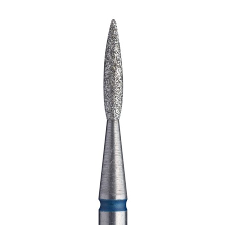 Fresa Staleks "llama" punta, azul 1.6 mm / parte activa 8 mm