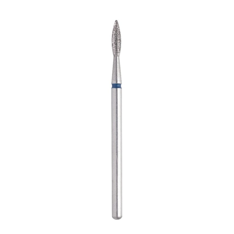 Fresa Staleks "llama" punta, azul 2.1 mm / parte activa 8 mm