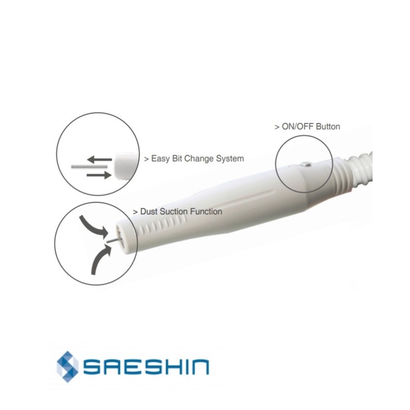 Pieza de mano con aspirador Medipower 30.000rpm